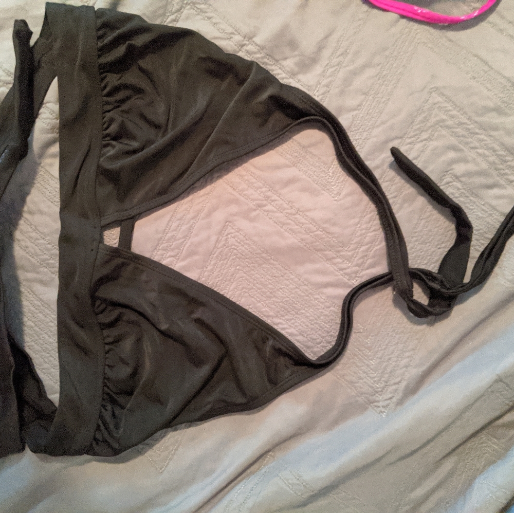 Old Navy black bikini top